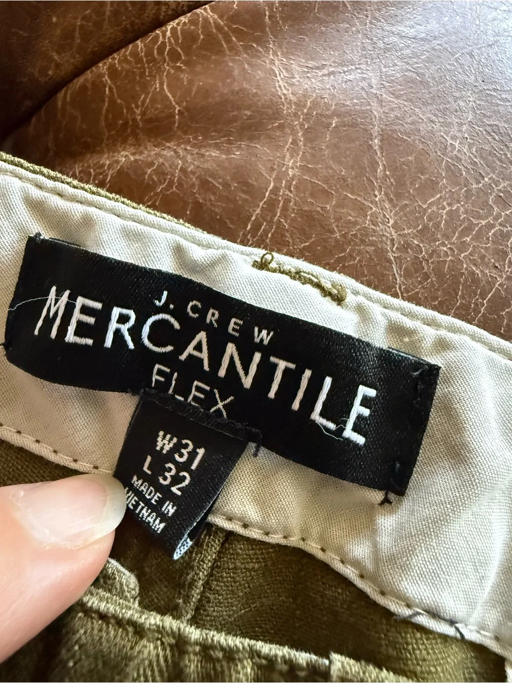 JCrew mercantile 31x32 olive pants Men's Olive Green Cargo Pants
